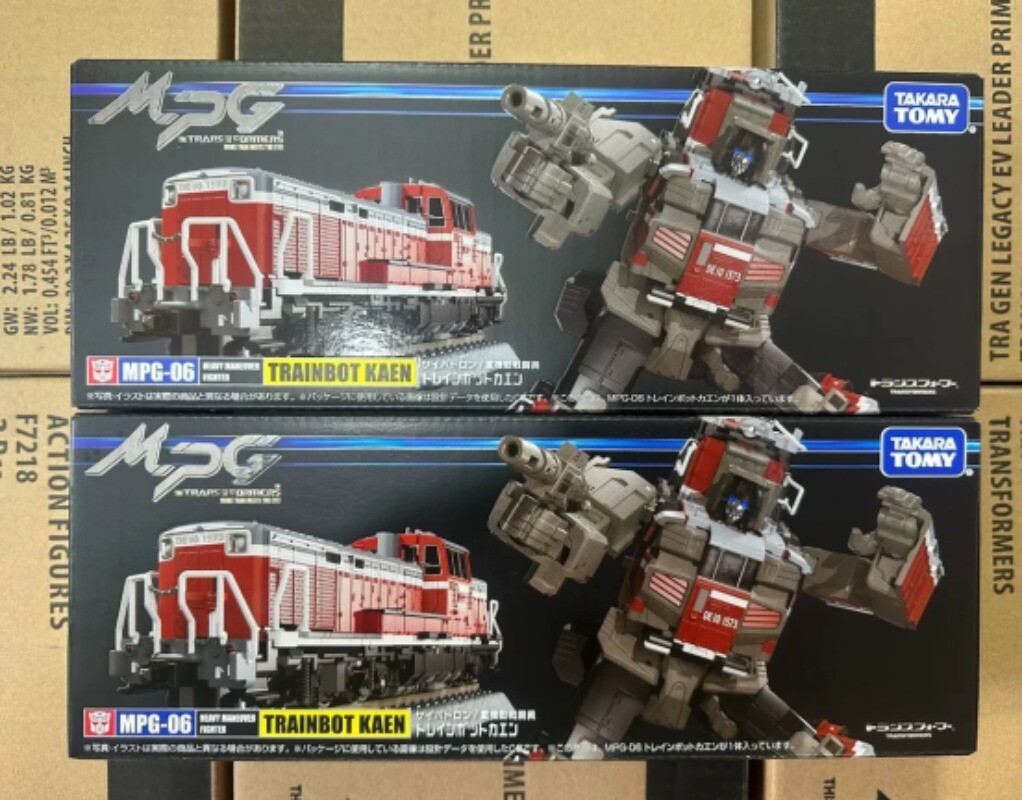NEW In Stock Transformers Masterpiece MPG-06 Trainbot Kaen Takara Tomy