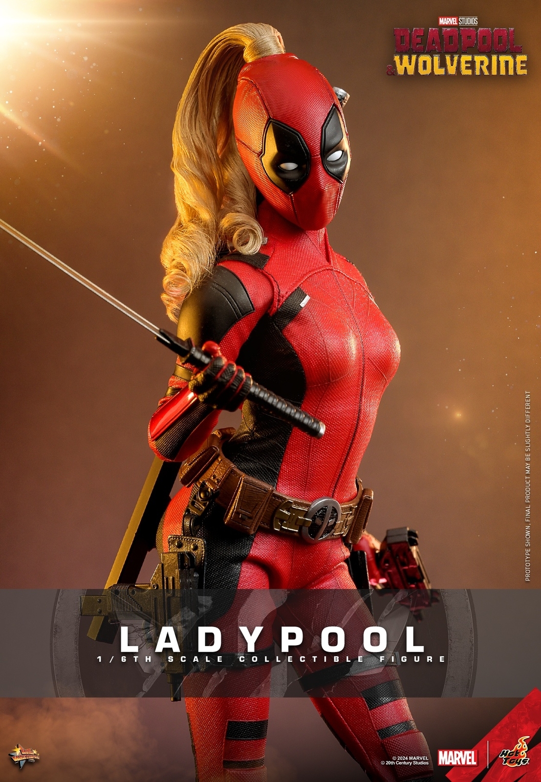 Ready! New Hot Toys MMS747 Deadpool &amp; Wolverine 1/6 Ladypool Action Figure Model