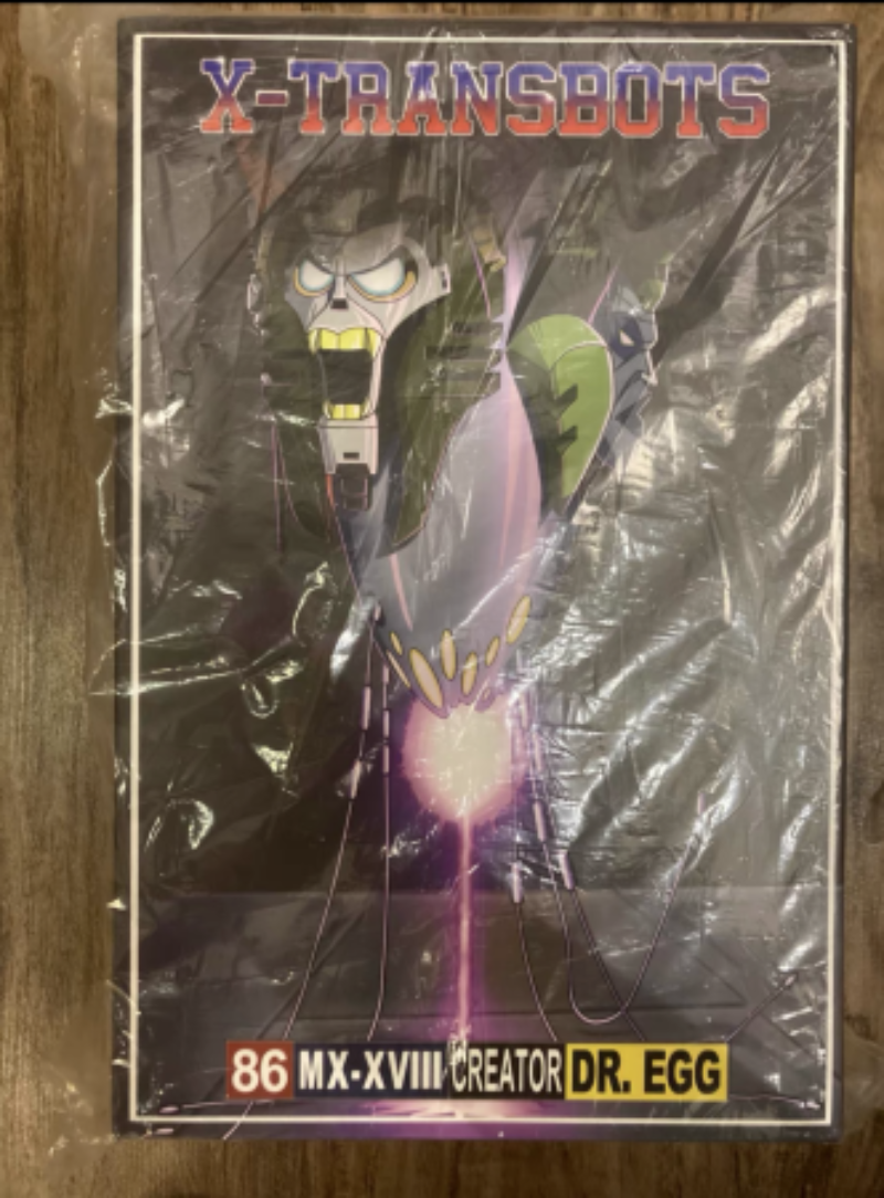 New Transforms X-Transbots MX-18E Dr.Egg Quintesson figure in stock