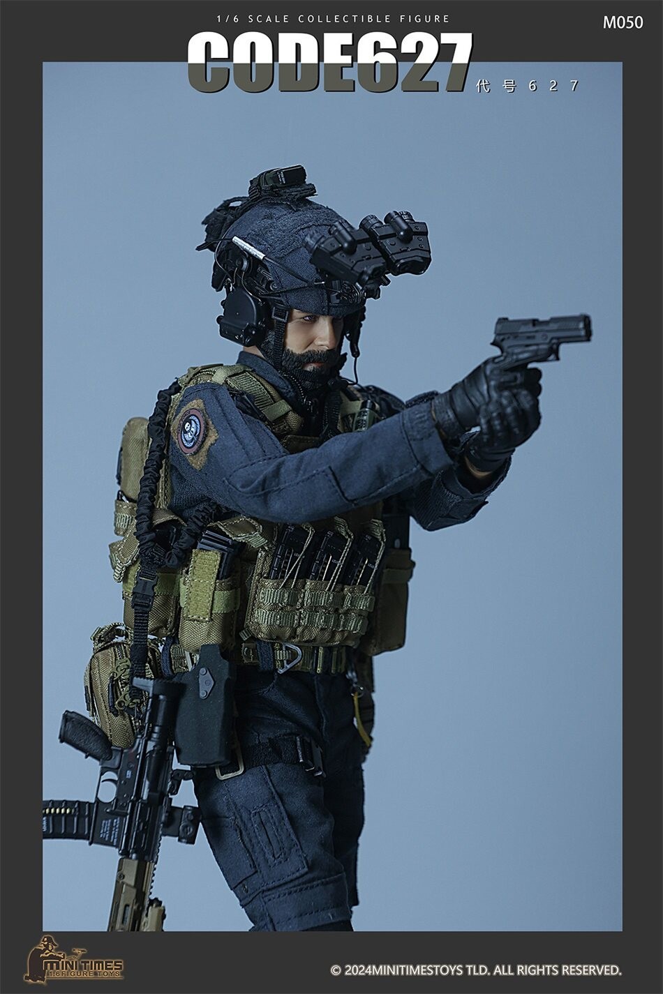 In Stock New Mini Times Toys M050 MODERN BATTLEFIELD SAS Cpt. Price 1/6 Figure