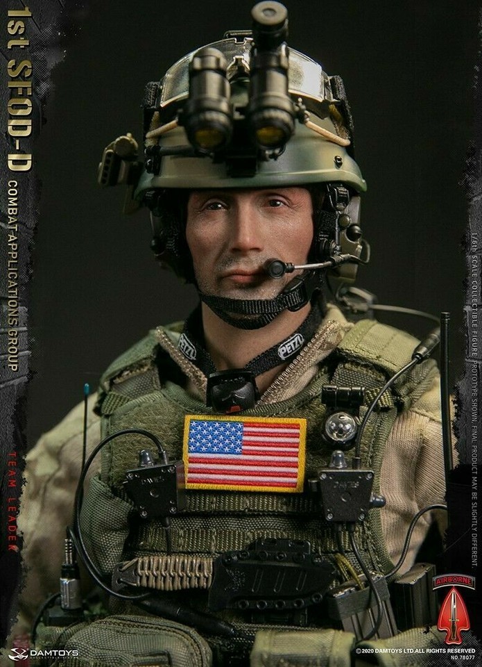 DAMTOYS 78077 1/6 1st SFOD-D Combat Applications Group Team Leader figure