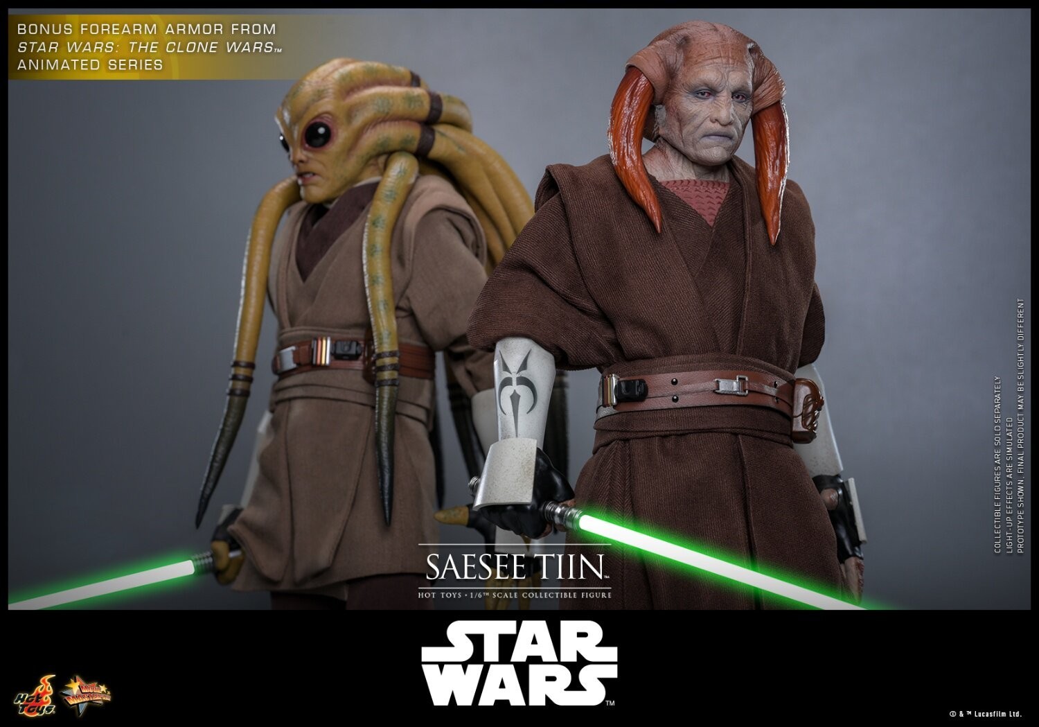 In Stock New Hot Toys MMS820 Star Wars III Revenge of the Sith Saesee Tiin 1/6