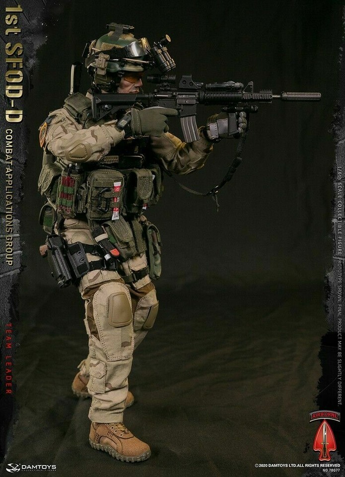 DAMTOYS 78077 1/6 1st SFOD-D Combat Applications Group Team Leader figure