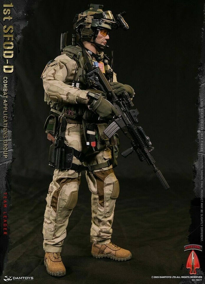 DAMTOYS 78077 1/6 1st SFOD-D Combat Applications Group Team Leader figure