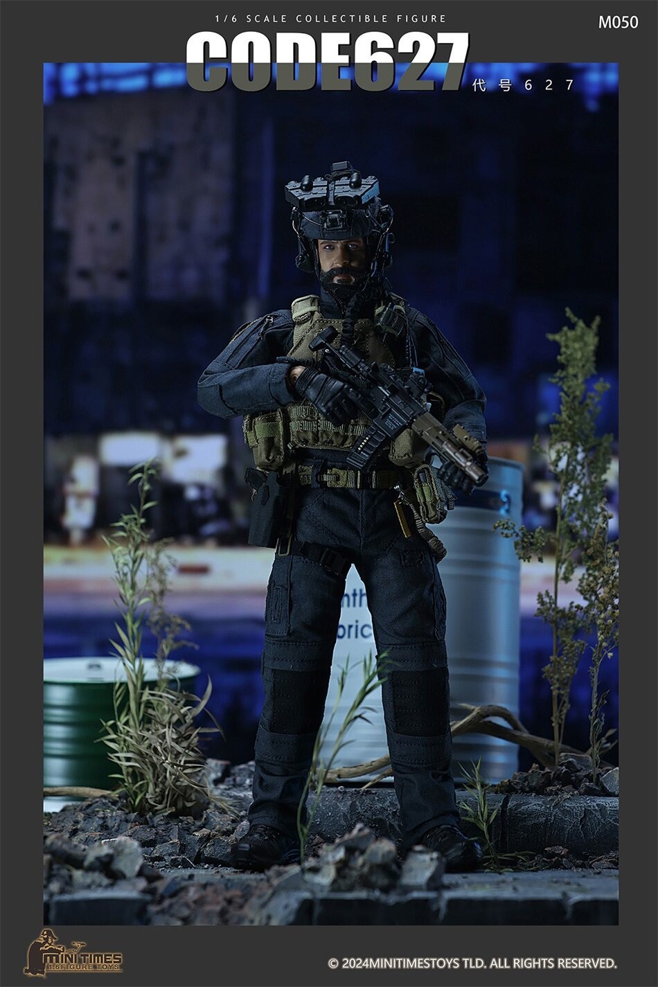 In Stock New Mini Times Toys M050 MODERN BATTLEFIELD SAS Cpt. Price 1/6 Figure