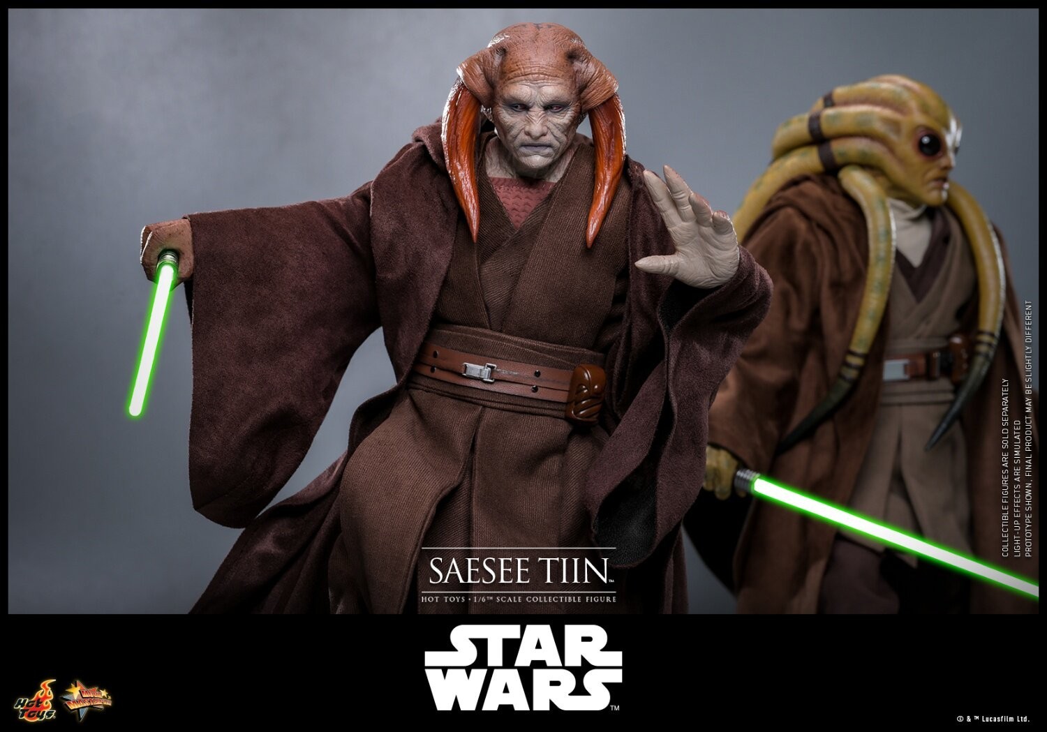 In Stock New Hot Toys MMS820 Star Wars III Revenge of the Sith Saesee Tiin 1/6