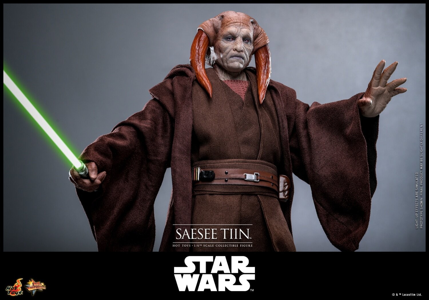 In Stock New Hot Toys MMS820 Star Wars III Revenge of the Sith Saesee Tiin 1/6