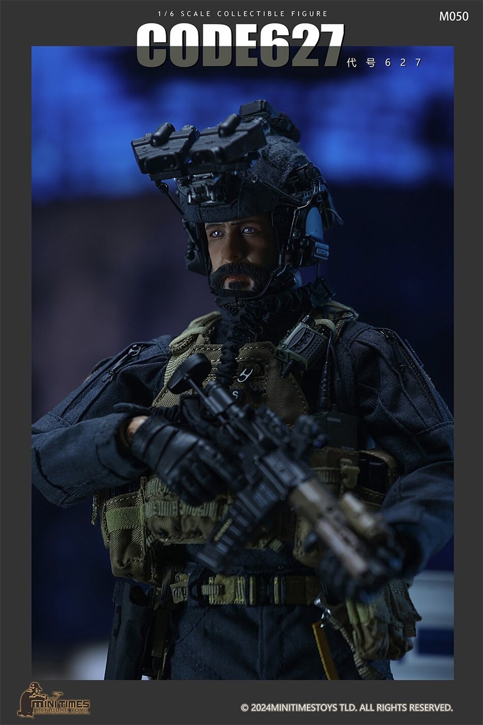 In Stock New Mini Times Toys M050 MODERN BATTLEFIELD SAS Cpt. Price 1/6 Figure