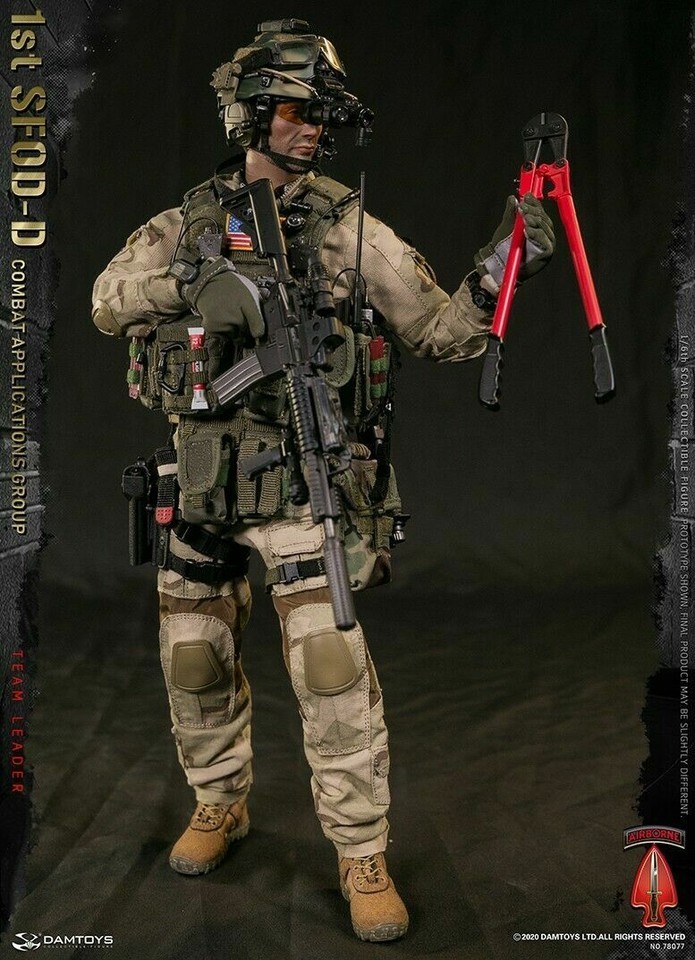 DAMTOYS 78077 1/6 1st SFOD-D Combat Applications Group Team Leader figure