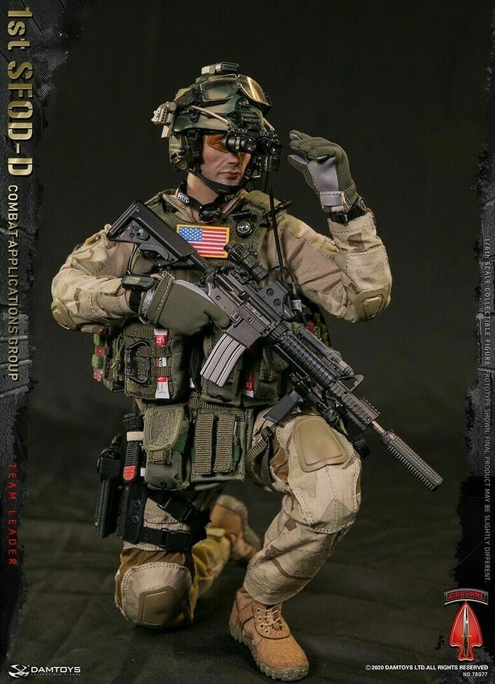 DAMTOYS 78077 1/6 1st SFOD-D Combat Applications Group Team Leader figure