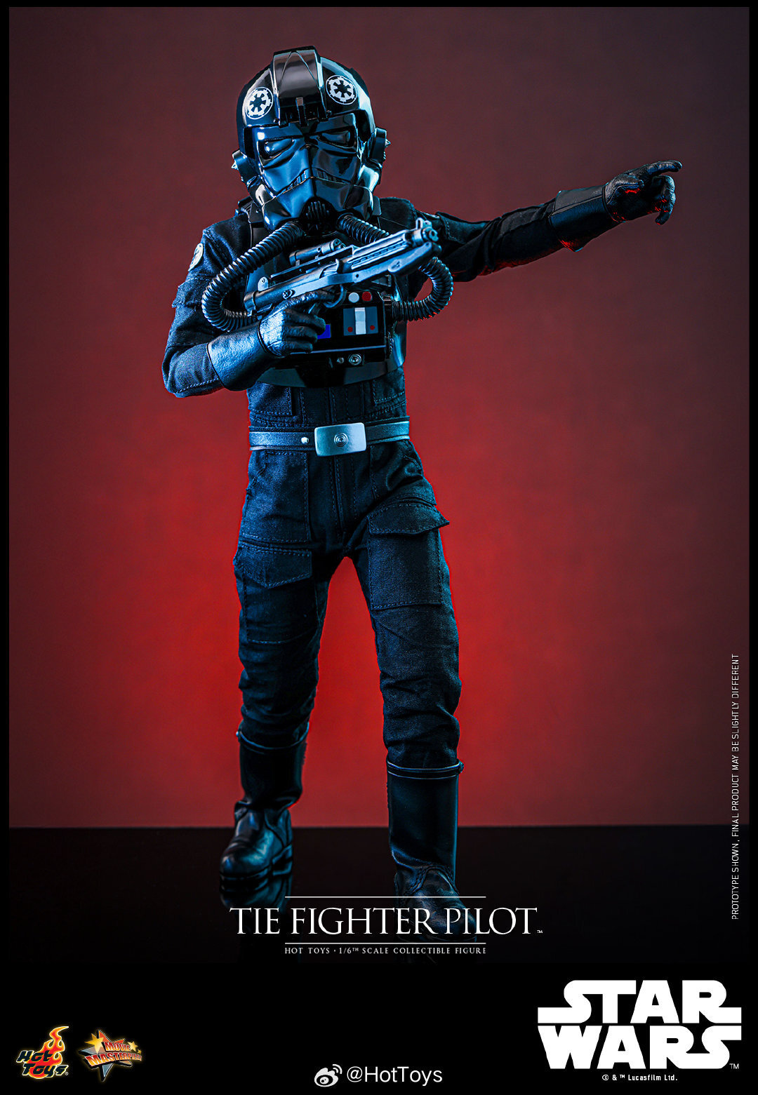 Ready! New Hot Toys MMS798 Tie Fighter Pilot Star Wars 1/6 Scale Action Figure