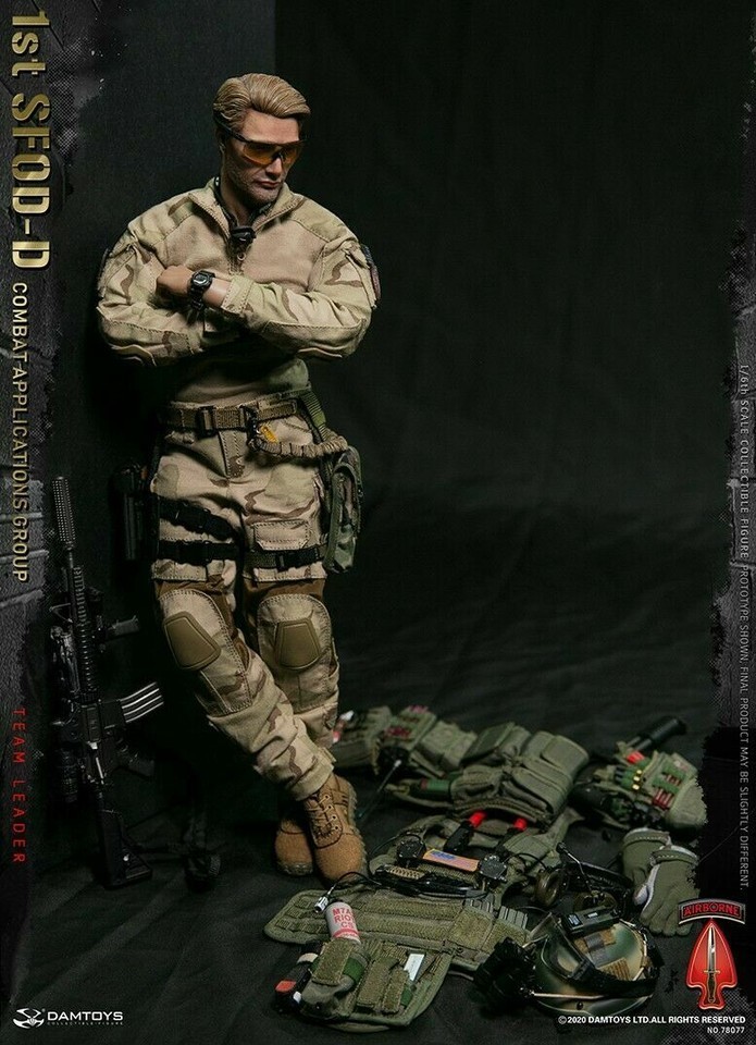 DAMTOYS 78077 1/6 1st SFOD-D Combat Applications Group Team Leader figure