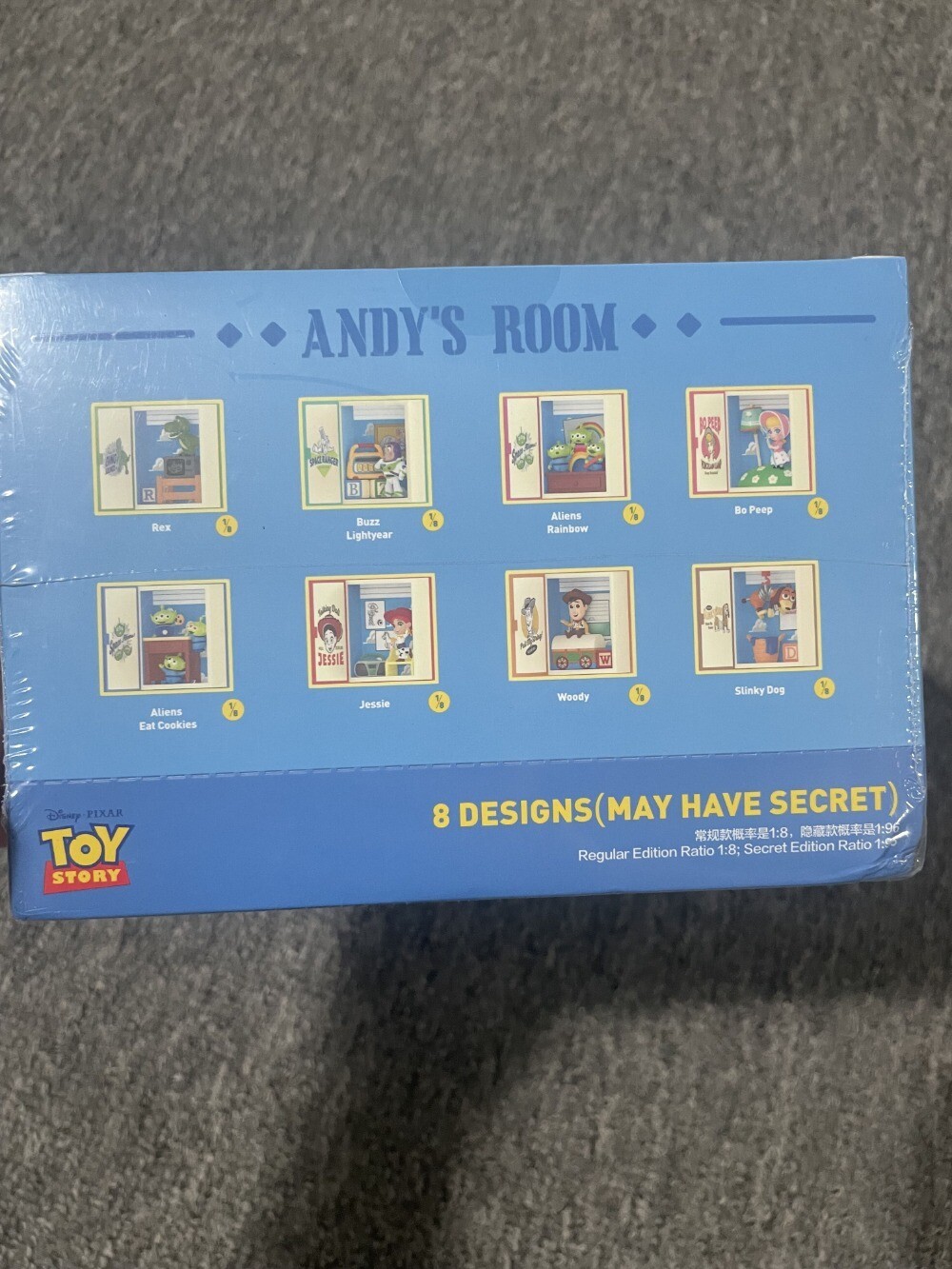 POPMART  Andy's Room Series Blind Box Figure Full Set 8 Authentic