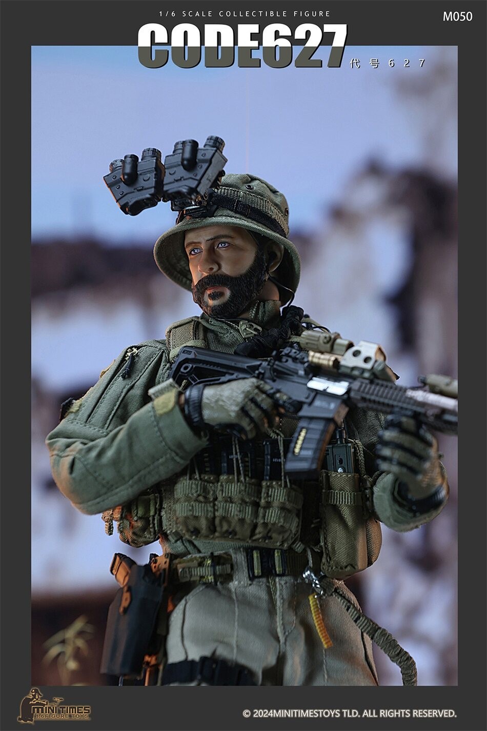 In Stock New Mini Times Toys M050 MODERN BATTLEFIELD SAS Cpt. Price 1/6 Figure