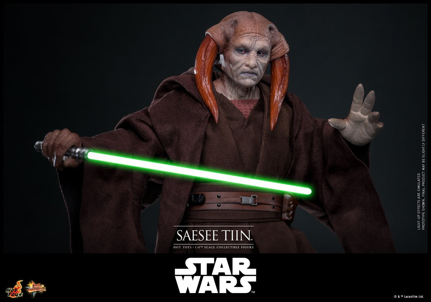 In Stock New Hot Toys MMS820 Star Wars III Revenge of the Sith Saesee Tiin 1/6