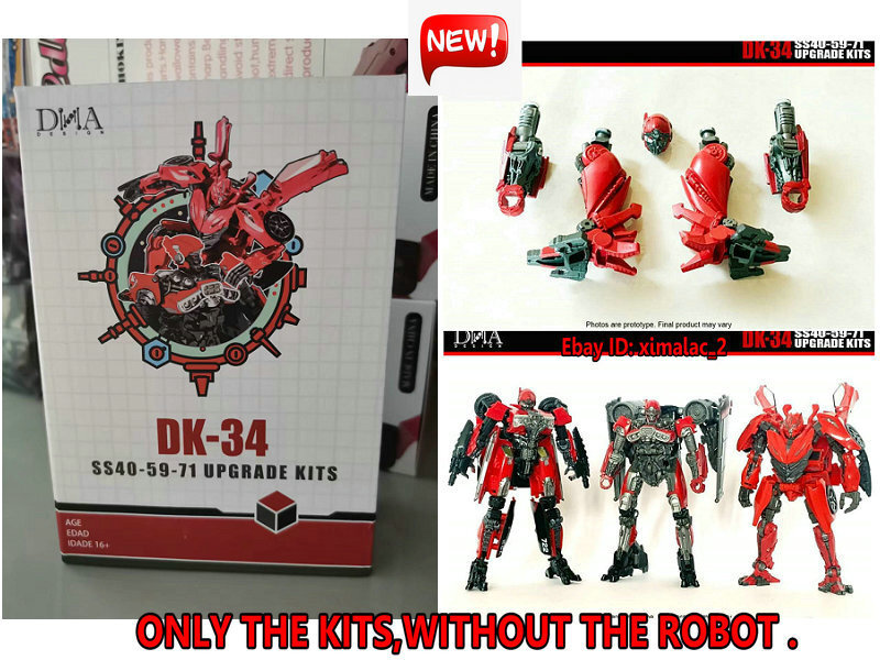 DNA DK-34 upgrade kit for Studio Series ss40/59/71 Shatter Dino Transforms TOY