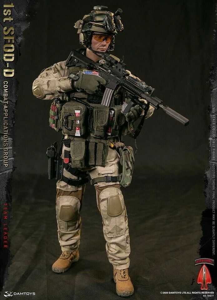 DAMTOYS 78077 1/6 1st SFOD-D Combat Applications Group Team Leader figure