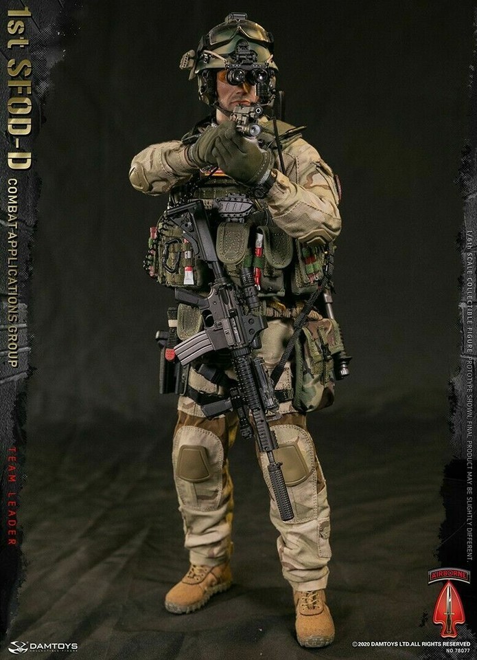 DAMTOYS 78077 1/6 1st SFOD-D Combat Applications Group Team Leader figure