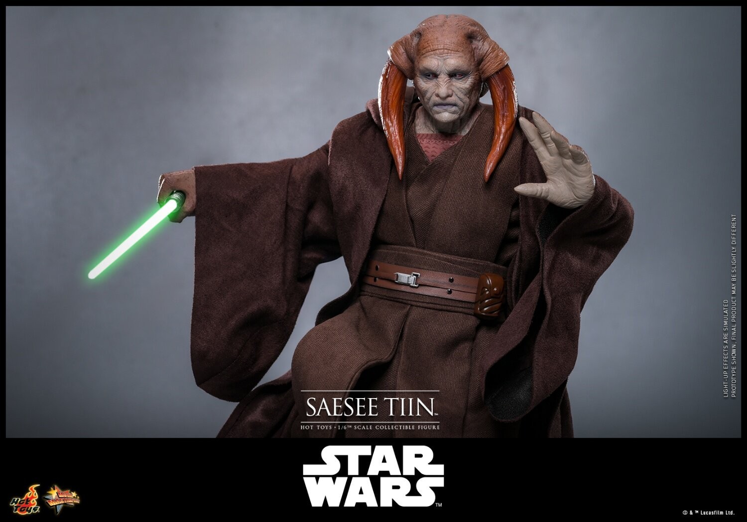 In Stock New Hot Toys MMS820 Star Wars III Revenge of the Sith Saesee Tiin 1/6