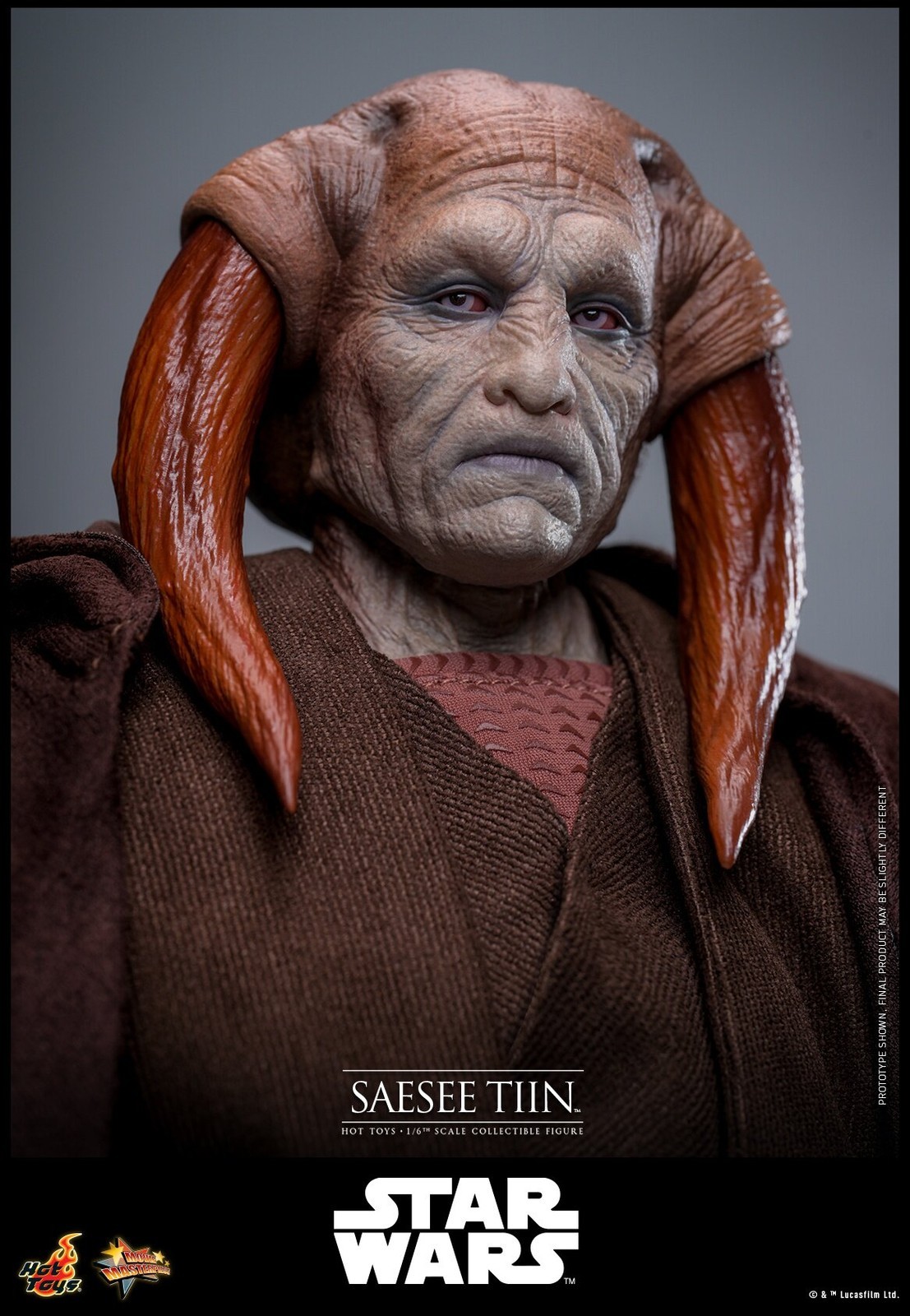 In Stock New Hot Toys MMS820 Star Wars III Revenge of the Sith Saesee Tiin 1/6
