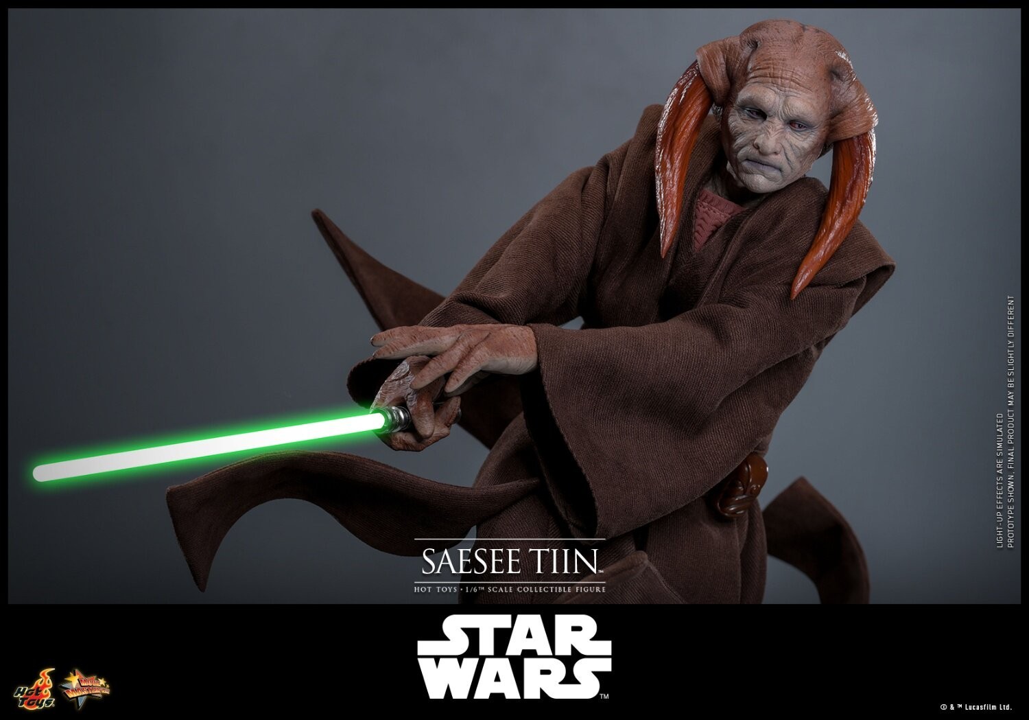 In Stock New Hot Toys MMS820 Star Wars III Revenge of the Sith Saesee Tiin 1/6