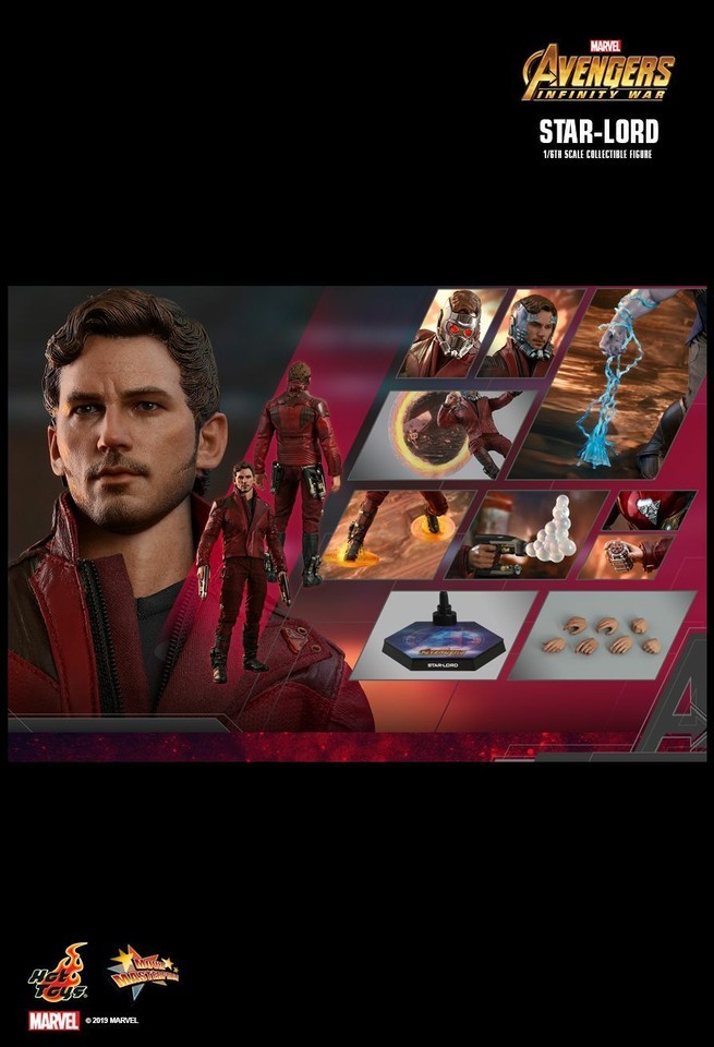 Ready! Hot Toys MMS539 Avengers Infinity War 1/6 Star-Lord Starlord New