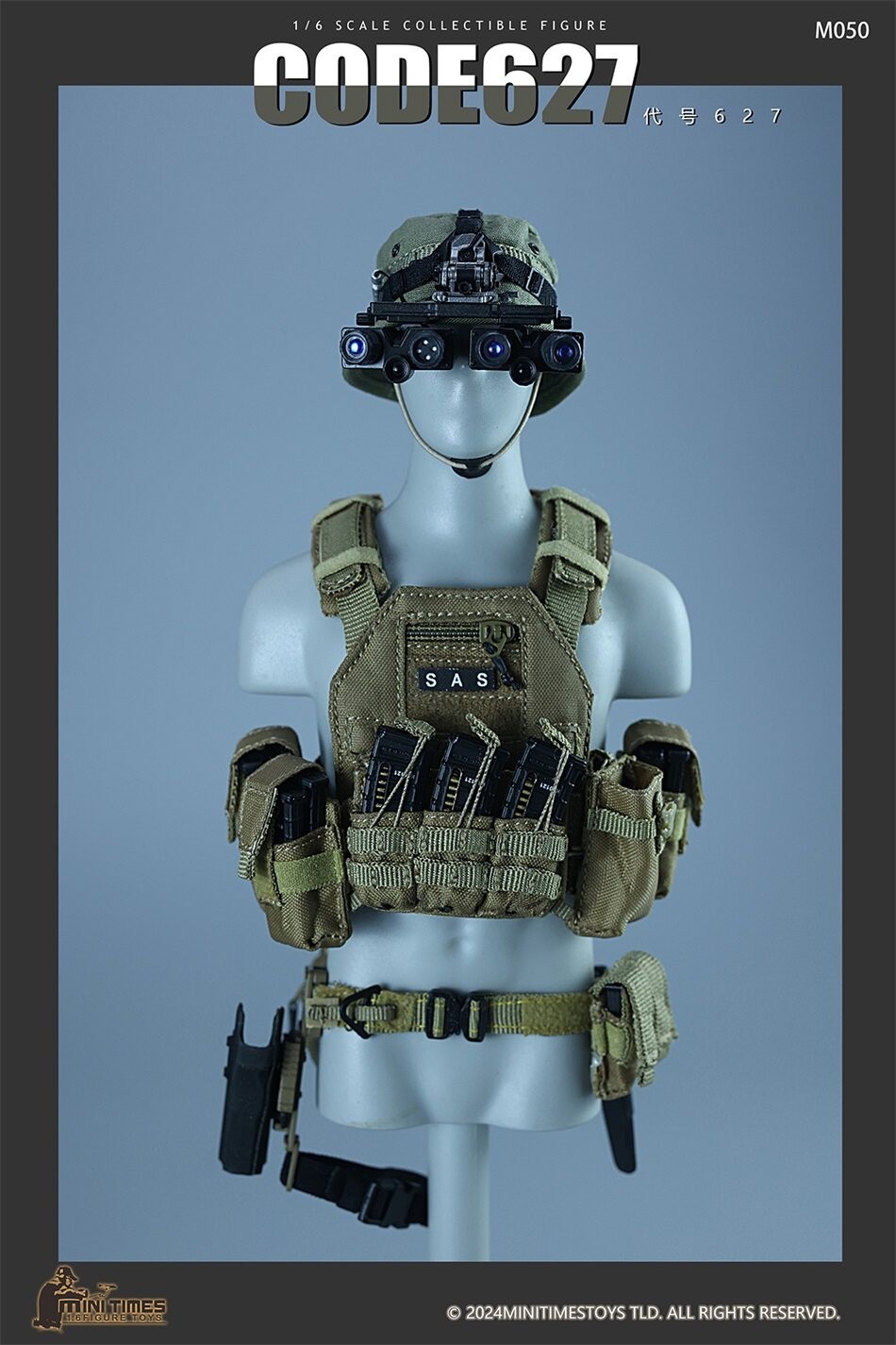 In Stock New Mini Times Toys M050 MODERN BATTLEFIELD SAS Cpt. Price 1/6 Figure