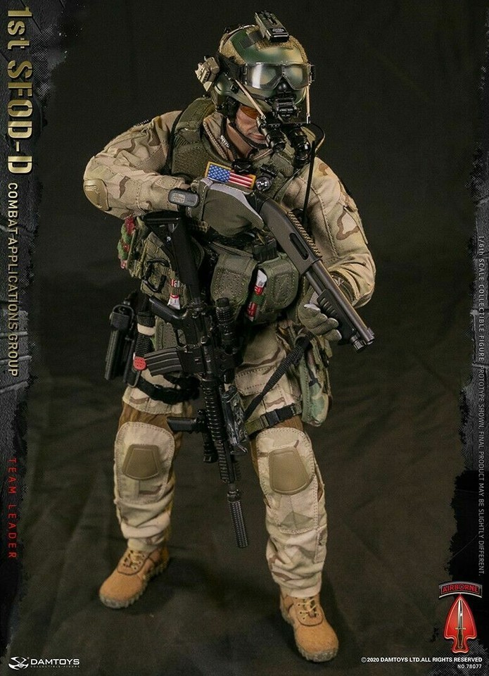 DAMTOYS 78077 1/6 1st SFOD-D Combat Applications Group Team Leader figure