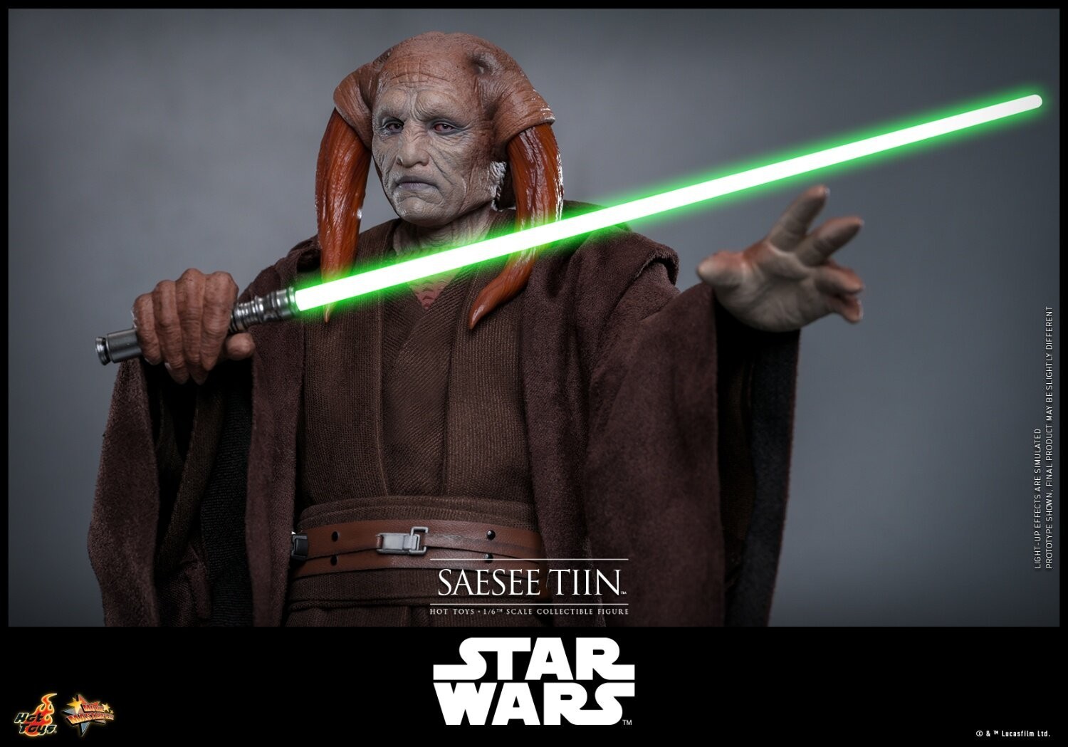 In Stock New Hot Toys MMS820 Star Wars III Revenge of the Sith Saesee Tiin 1/6