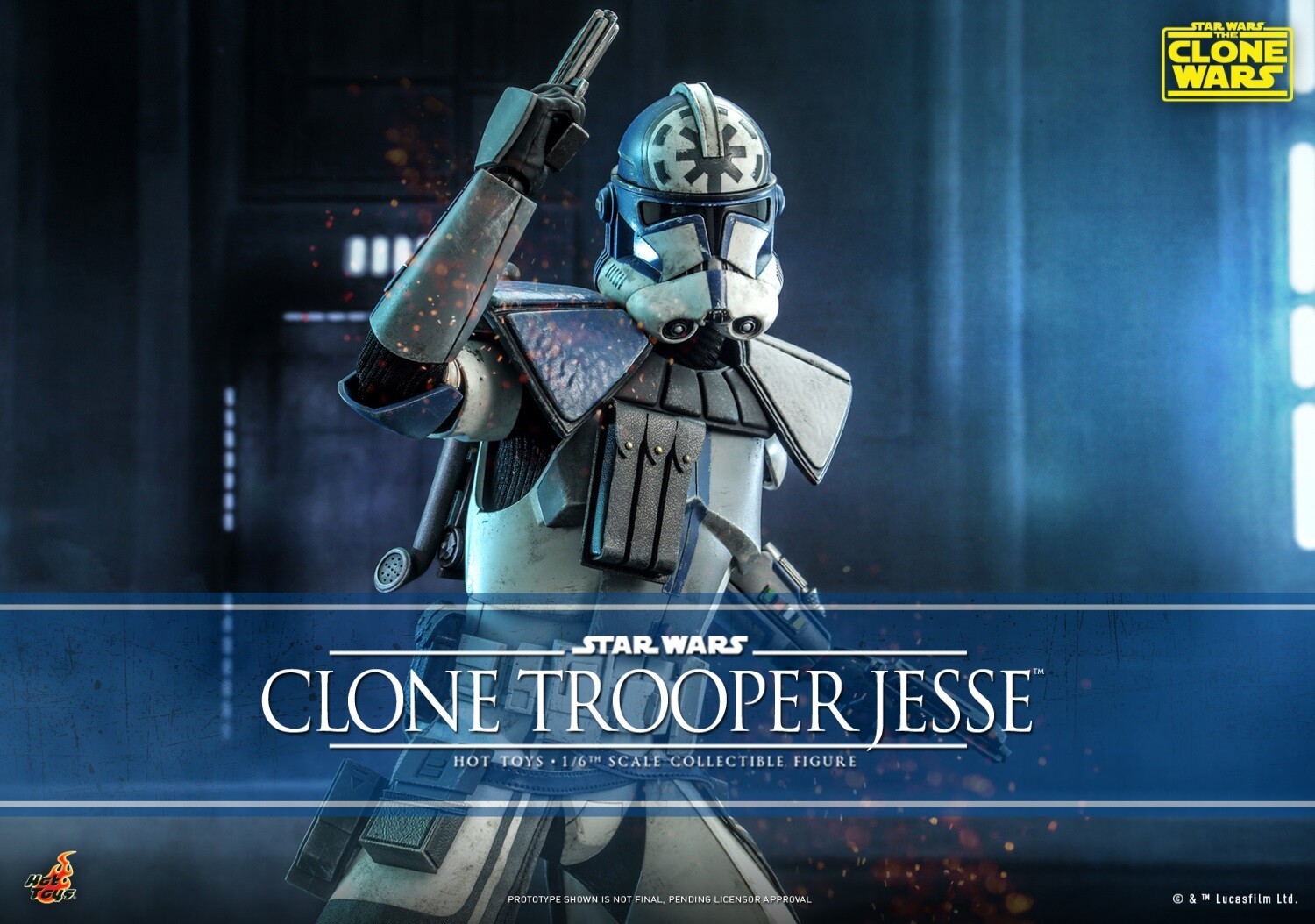 Ready! Hot Toys TMS064 STAR WARS: THE CLONE WARS 1/6 CLONE TROOPER JESSE Figure