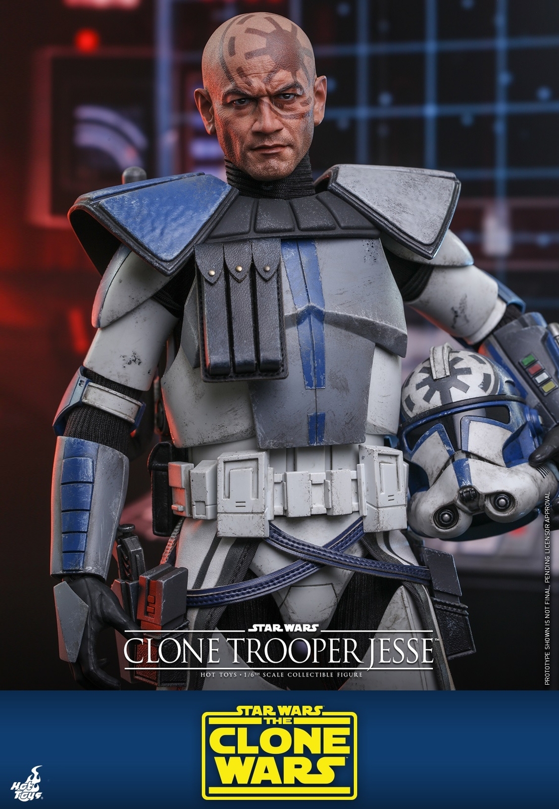 Ready! Hot Toys TMS064 STAR WARS: THE CLONE WARS 1/6 CLONE TROOPER JESSE Figure