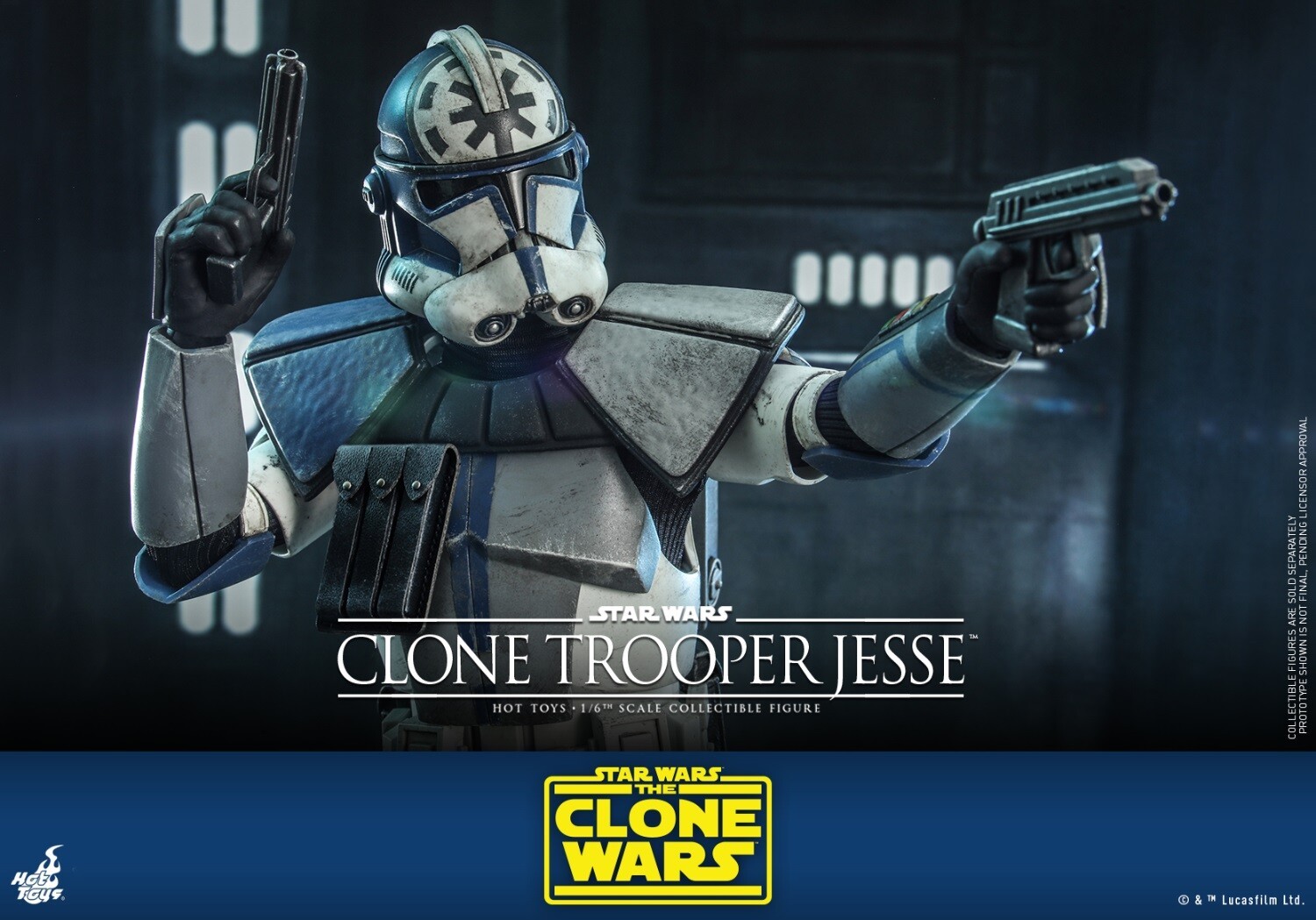 Ready! Hot Toys TMS064 STAR WARS: THE CLONE WARS 1/6 CLONE TROOPER JESSE Figure