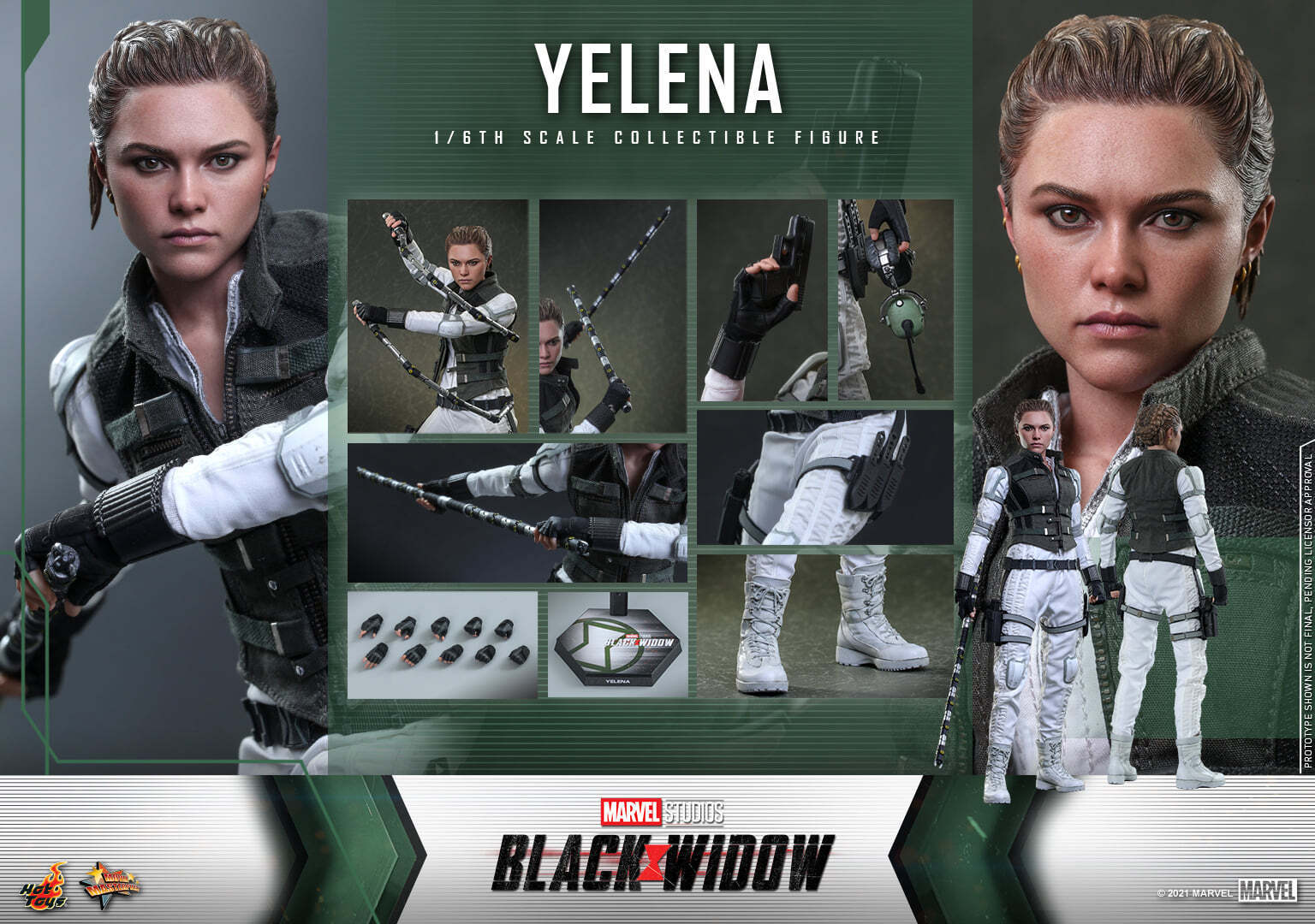 Ready! New Hot Toys MMS622 BLACK WIDOW 1/6 YELENA Action Figure