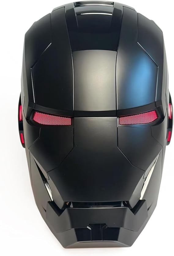 Iron Man Mk5 Black 1:1 Helmet Wearable Voice-control Open&amp;close Cosplay Boxed