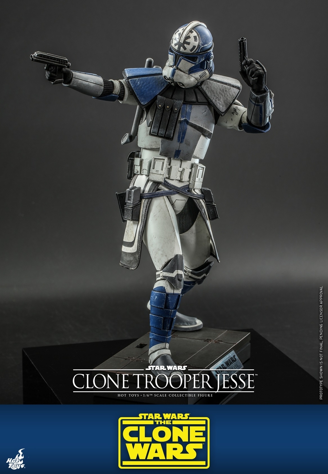 Ready! Hot Toys TMS064 STAR WARS: THE CLONE WARS 1/6 CLONE TROOPER JESSE Figure