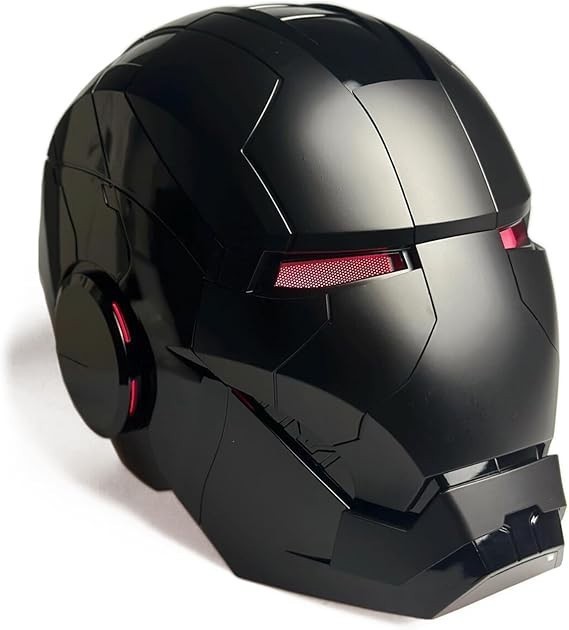 Iron Man Mk5 Black 1:1 Helmet Wearable Voice-control Open&amp;close Cosplay Boxed