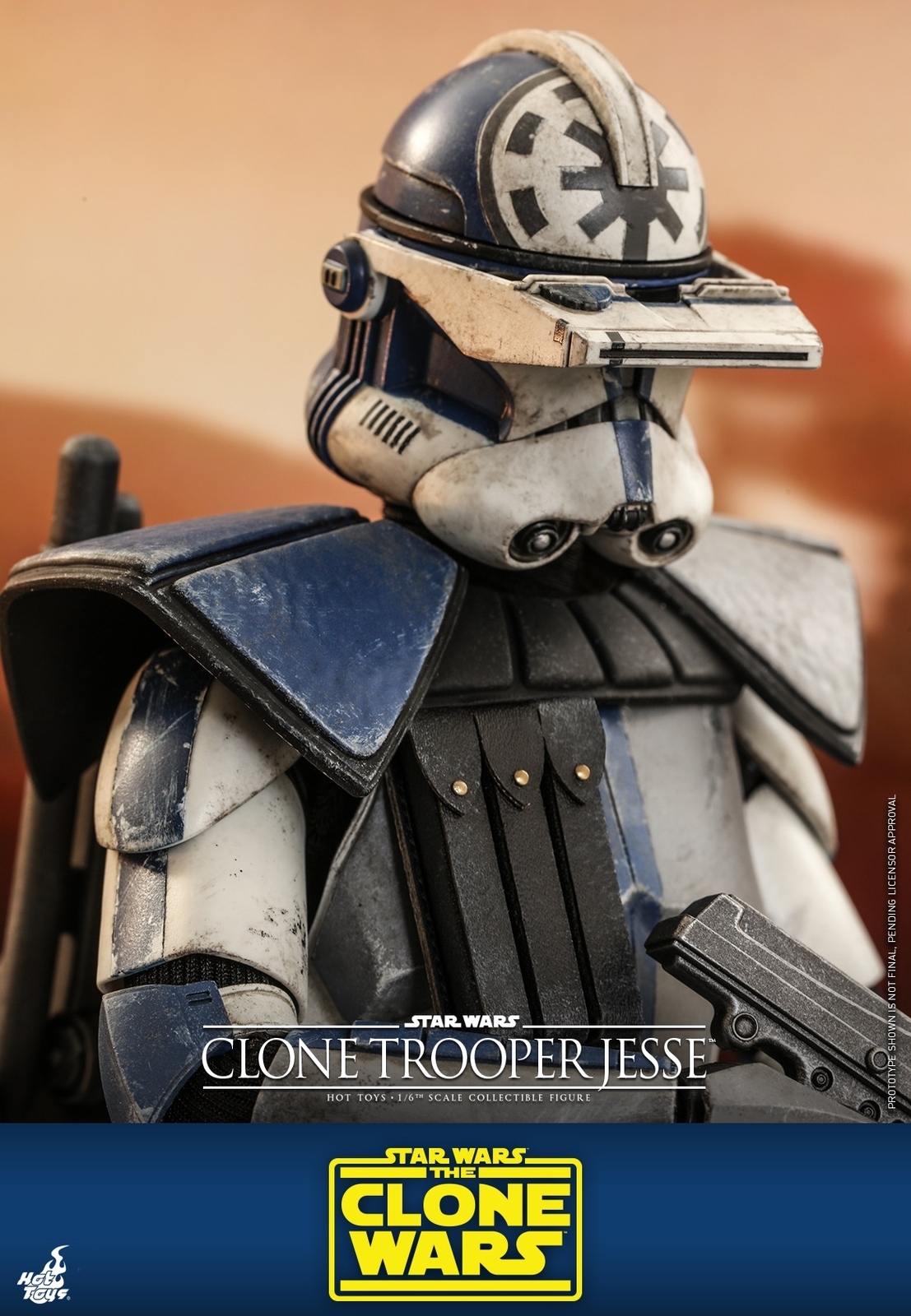 Ready! Hot Toys TMS064 STAR WARS: THE CLONE WARS 1/6 CLONE TROOPER JESSE Figure