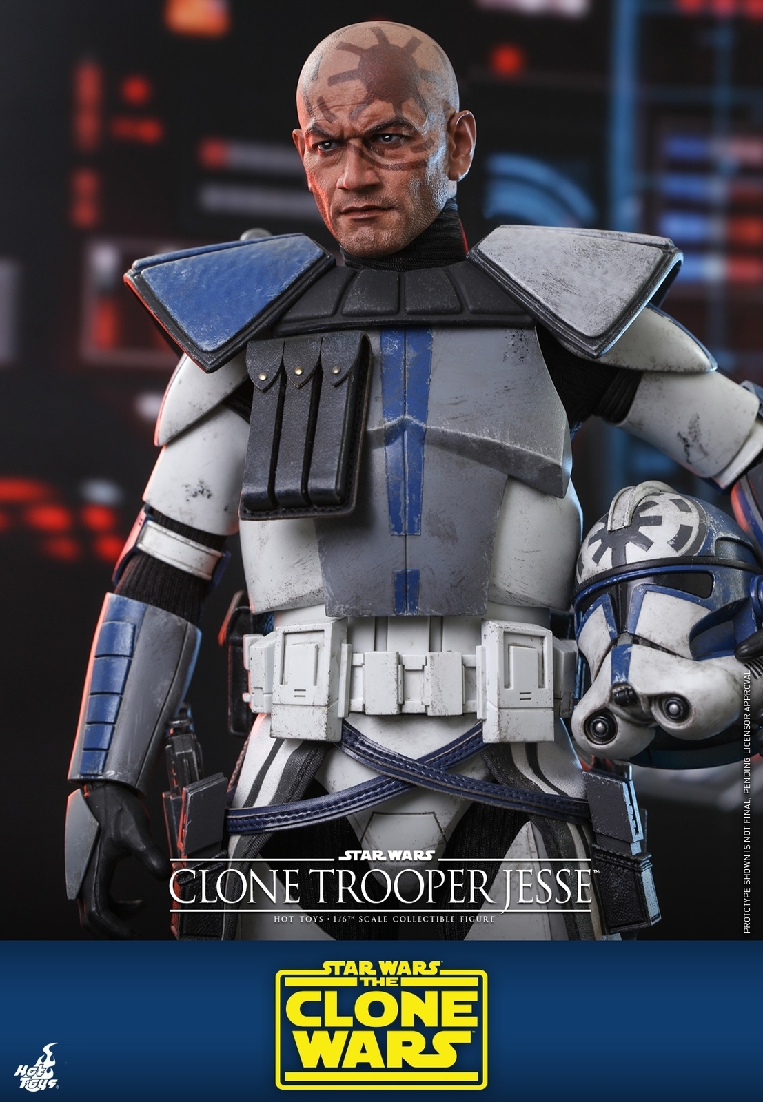 Ready! Hot Toys TMS064 STAR WARS: THE CLONE WARS 1/6 CLONE TROOPER JESSE Figure