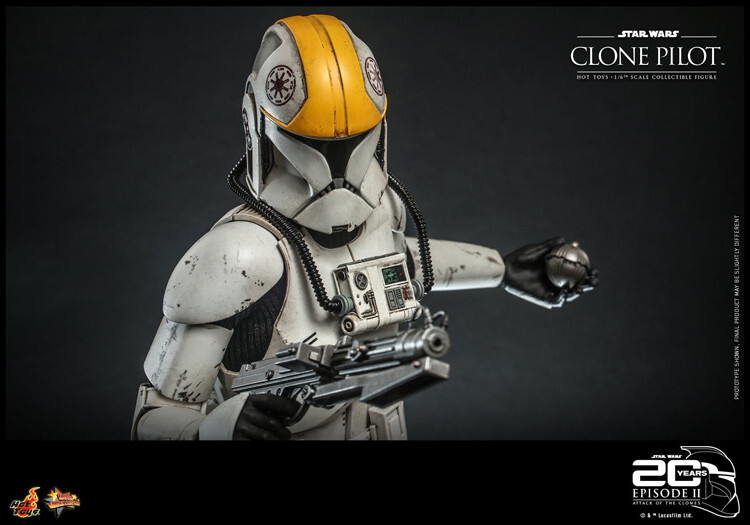 New Hot Toys MMS648 STAR WARS II: ATTACK OF THE CLONES 1/6 CLONE PILOT In Stock