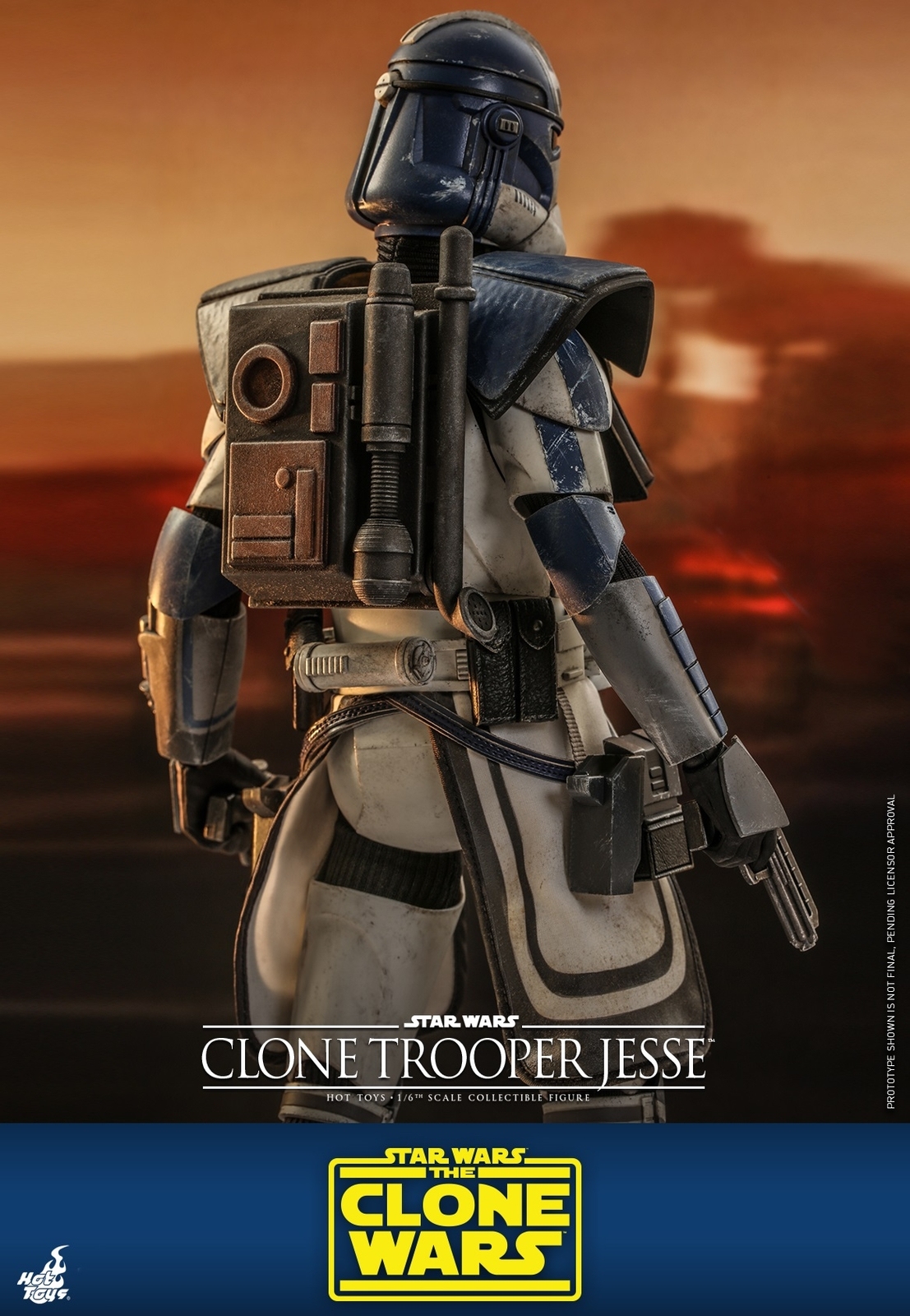 Ready! Hot Toys TMS064 STAR WARS: THE CLONE WARS 1/6 CLONE TROOPER JESSE Figure