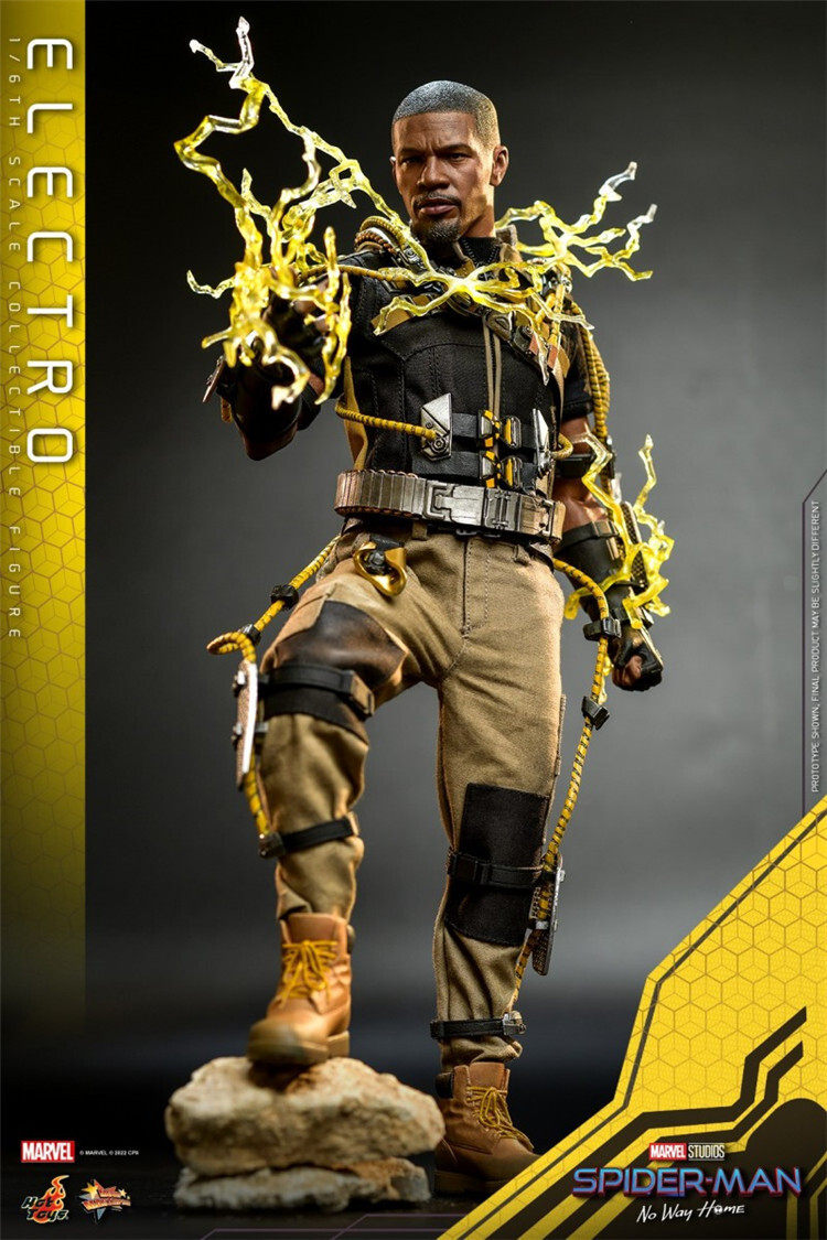In Hand! New Hot Toys MMS644 SPIDER-MAN: NO WAY HOME 1/6 ELECTRO Action Figure