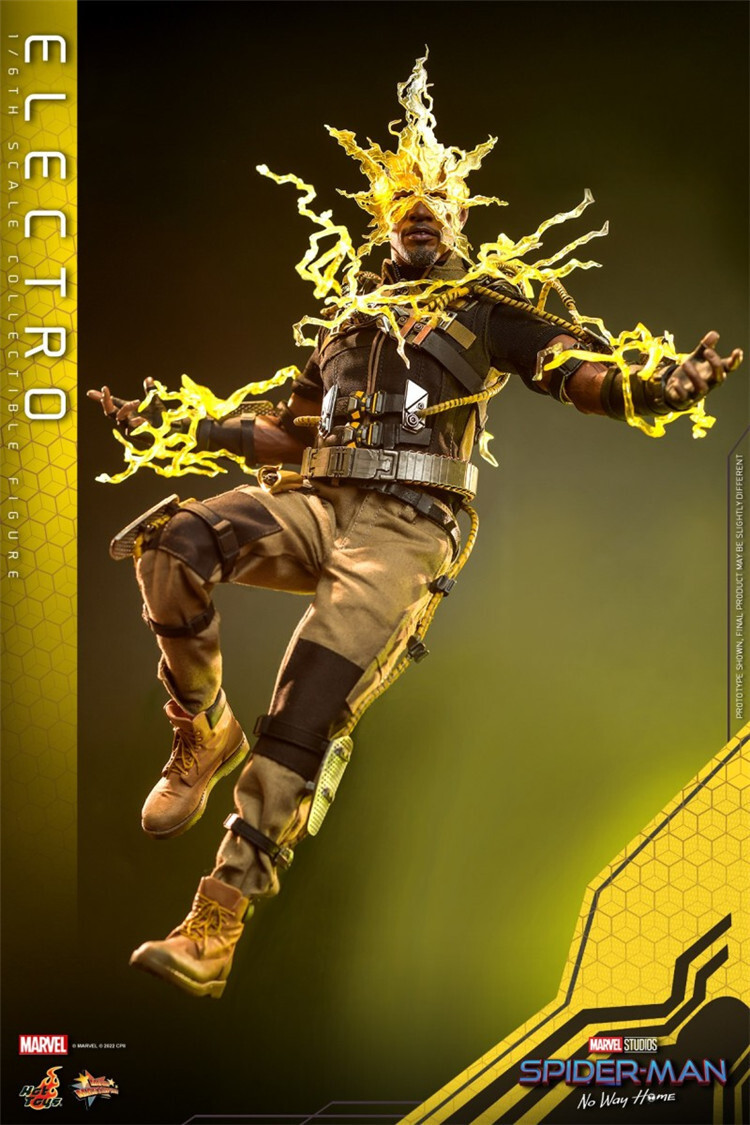 In Hand! New Hot Toys MMS644 SPIDER-MAN: NO WAY HOME 1/6 ELECTRO Action Figure