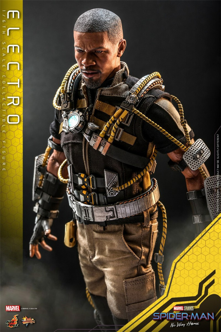In Hand! New Hot Toys MMS644 SPIDER-MAN: NO WAY HOME 1/6 ELECTRO Action Figure