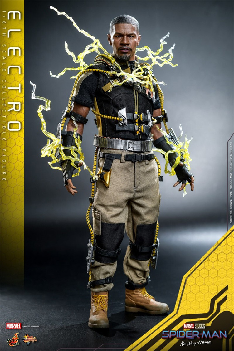 In Hand! New Hot Toys MMS644 SPIDER-MAN: NO WAY HOME 1/6 ELECTRO Action Figure