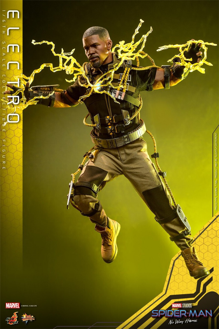 In Hand! New Hot Toys MMS644 SPIDER-MAN: NO WAY HOME 1/6 ELECTRO Action Figure