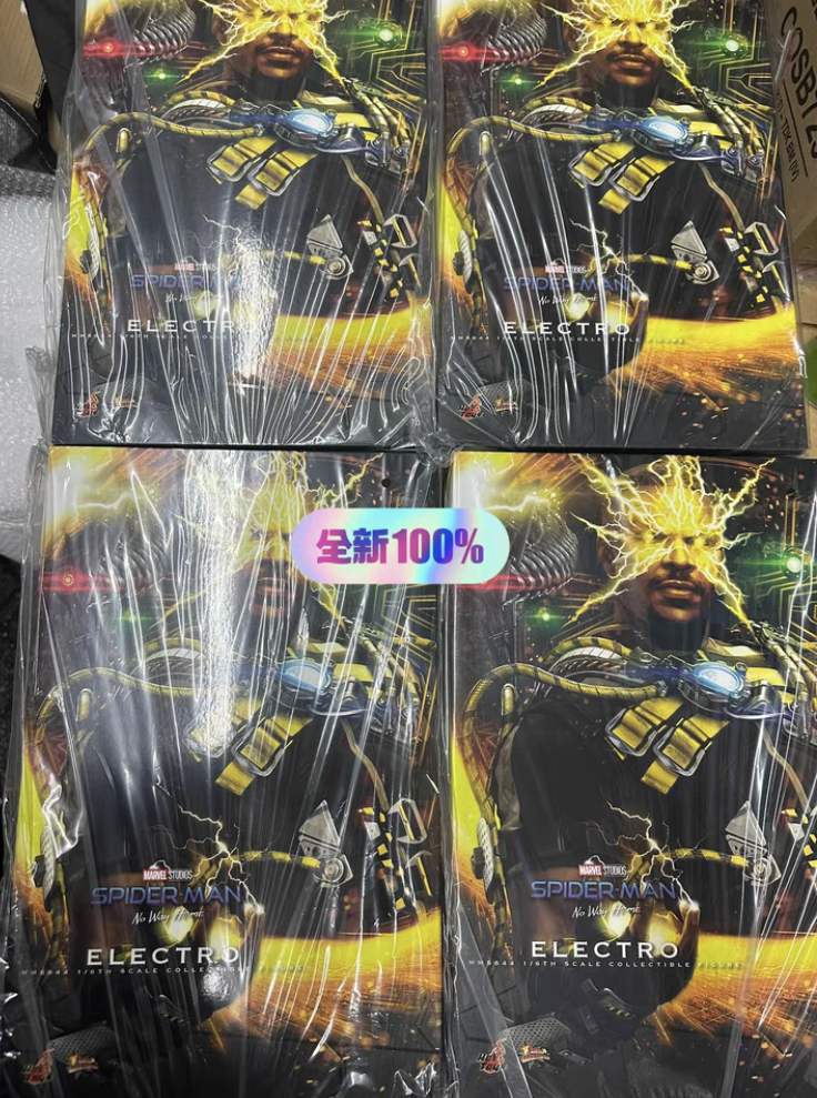 In Hand! New Hot Toys MMS644 SPIDER-MAN: NO WAY HOME 1/6 ELECTRO Action Figure