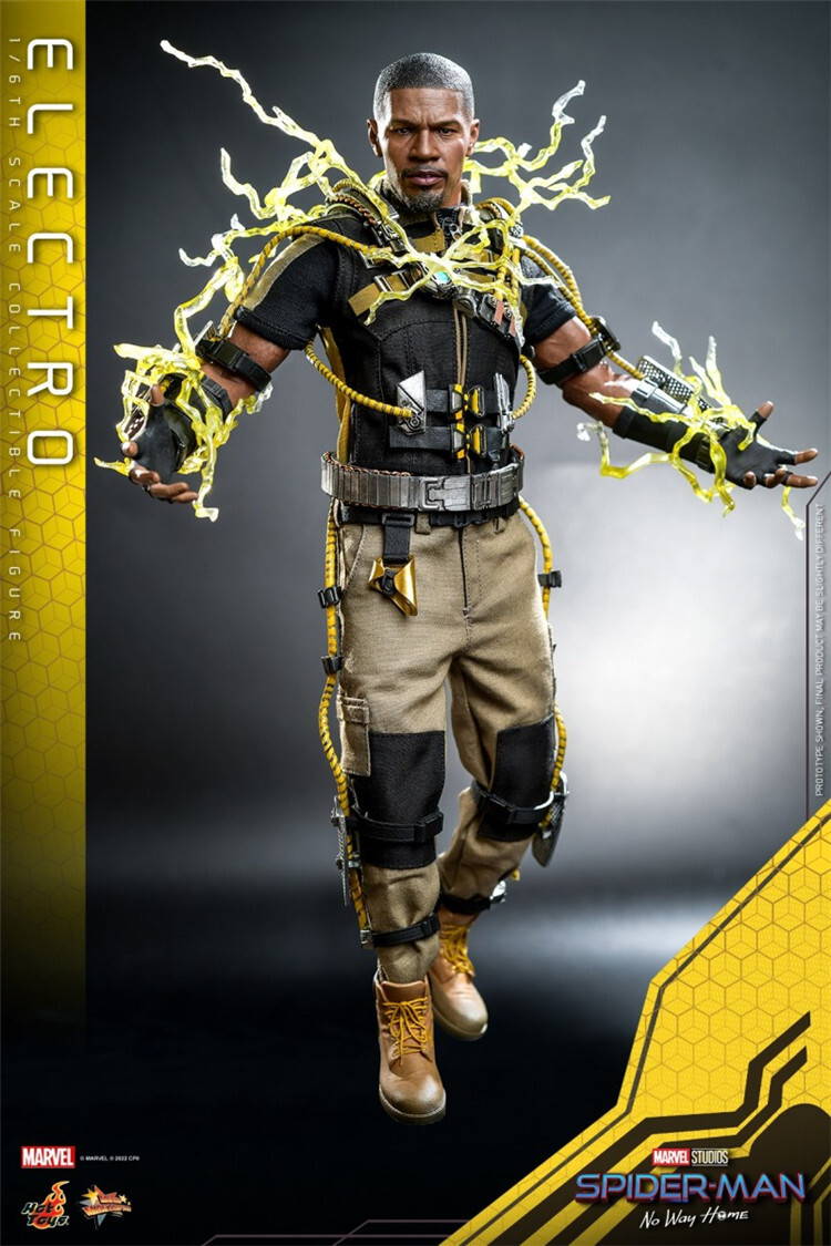 In Hand! New Hot Toys MMS644 SPIDER-MAN: NO WAY HOME 1/6 ELECTRO Action Figure