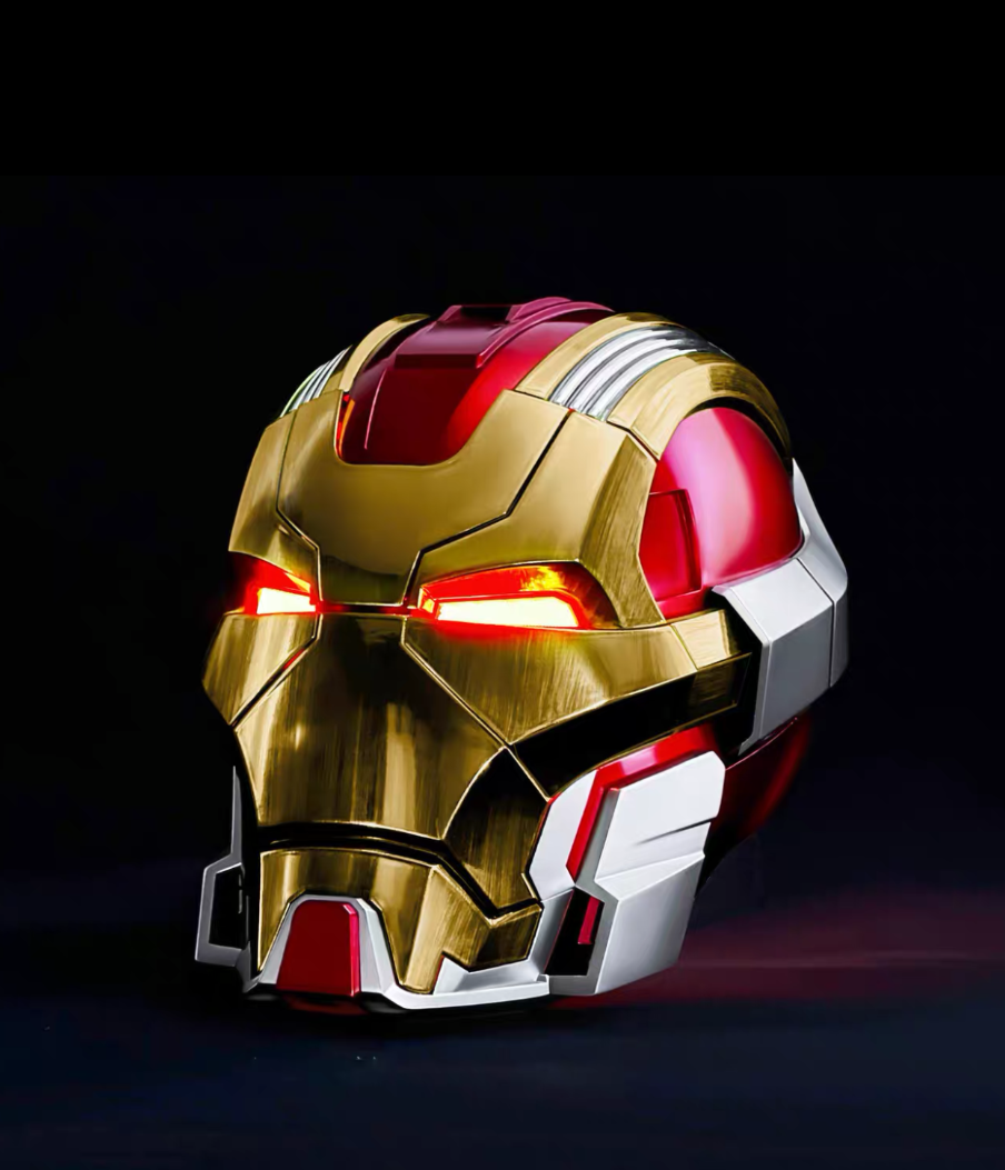 Iron Man MK17 Heart breaker Helmet 1/1 Wearable English Voice-controll Mask Toy