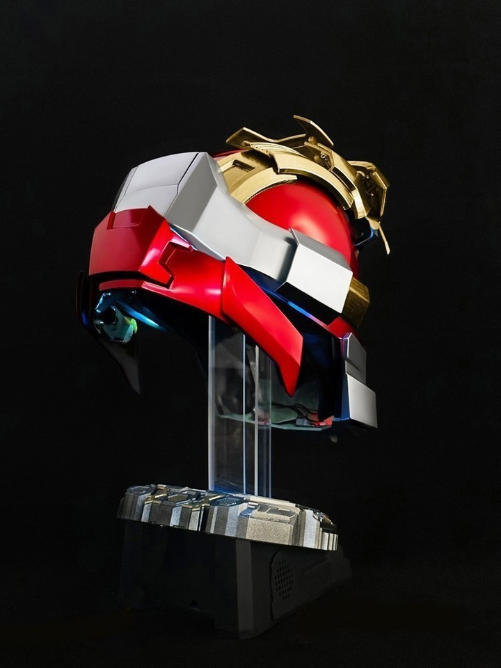 Iron Man MK17 Heart breaker Helmet 1/1 Wearable English Voice-controll Mask Toy