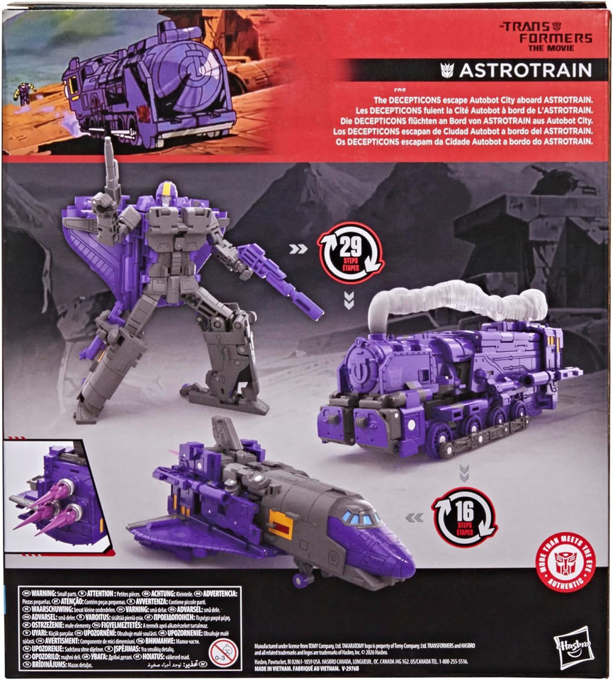 In Stock New Hasbro Transformers SS86 Leader Class Astrotrain Action Figure